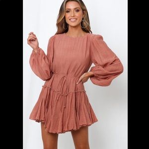 Once In a Blue Moon Dress - Rose